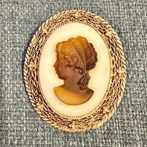 Vintage Cameo Brooch and Pendant